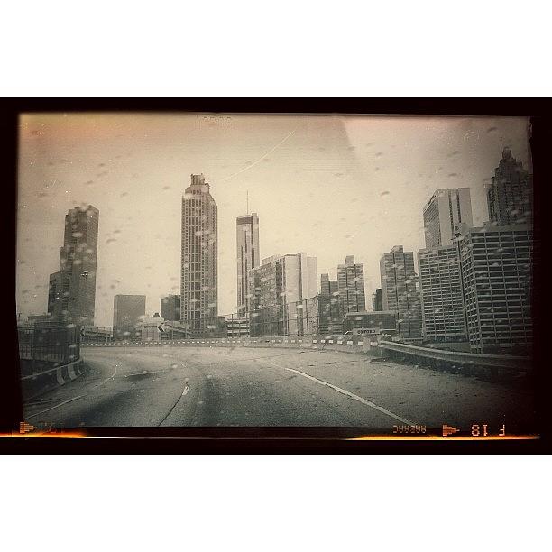 Atlanta Photograph - A Rainy Drive In The City It Was by Deana Graham
