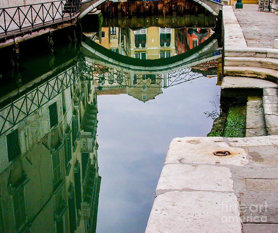 A Reflection In A Canal Photograph