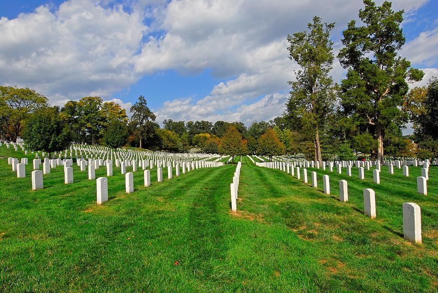 A Resting Place  Arlington National Cemetery Virginia Photograph by Willie Harper