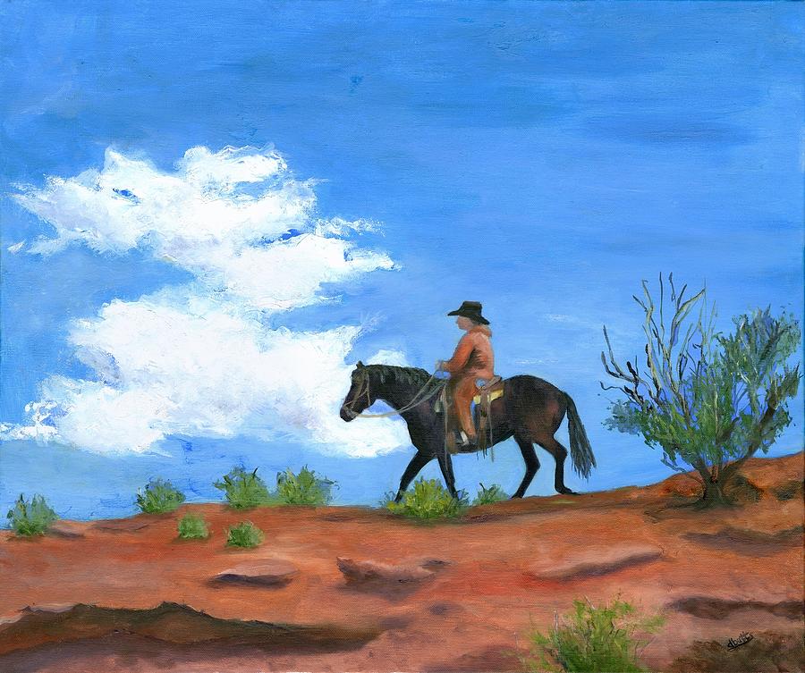 A Ride Along the Ridge Painting by Deborah Butts