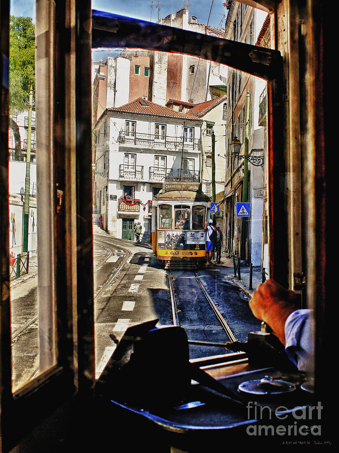 A Ride On Tram 28 Photograph by Pedro L Gili