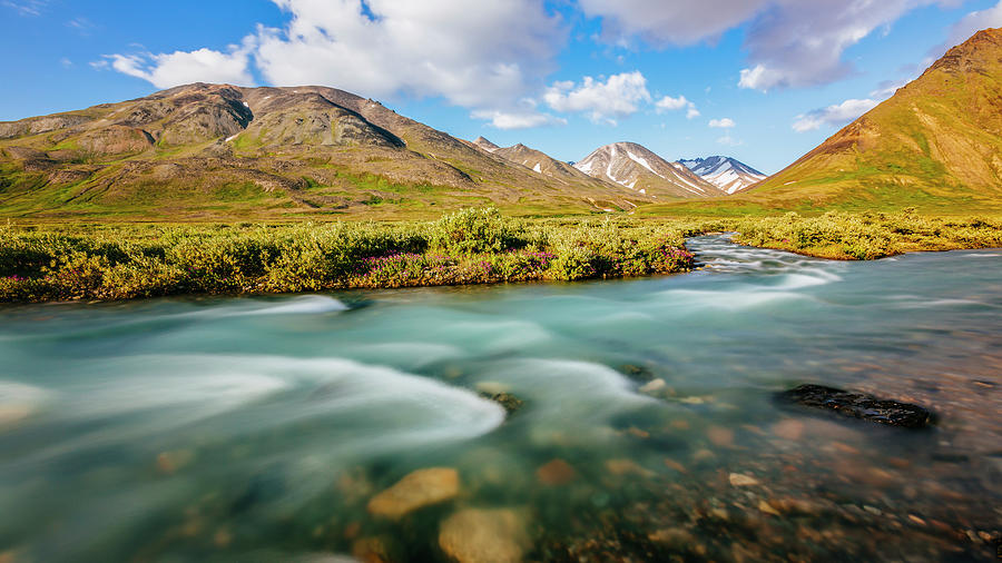 Lake Clark National Park Photograph - A River In Lake Clark National Park by Andrew Peacock