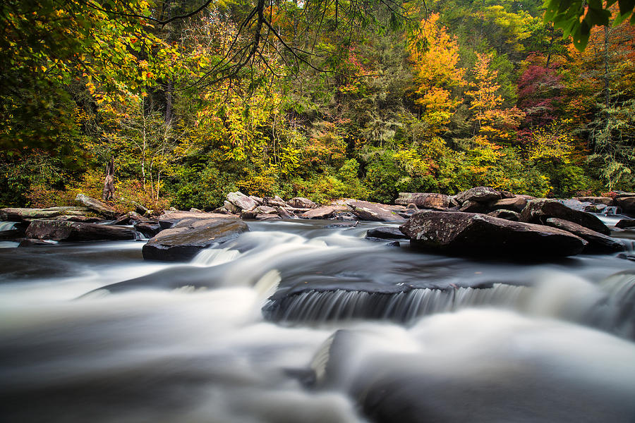Fall Photograph - A River is Furious and Smooth by Andres Leon