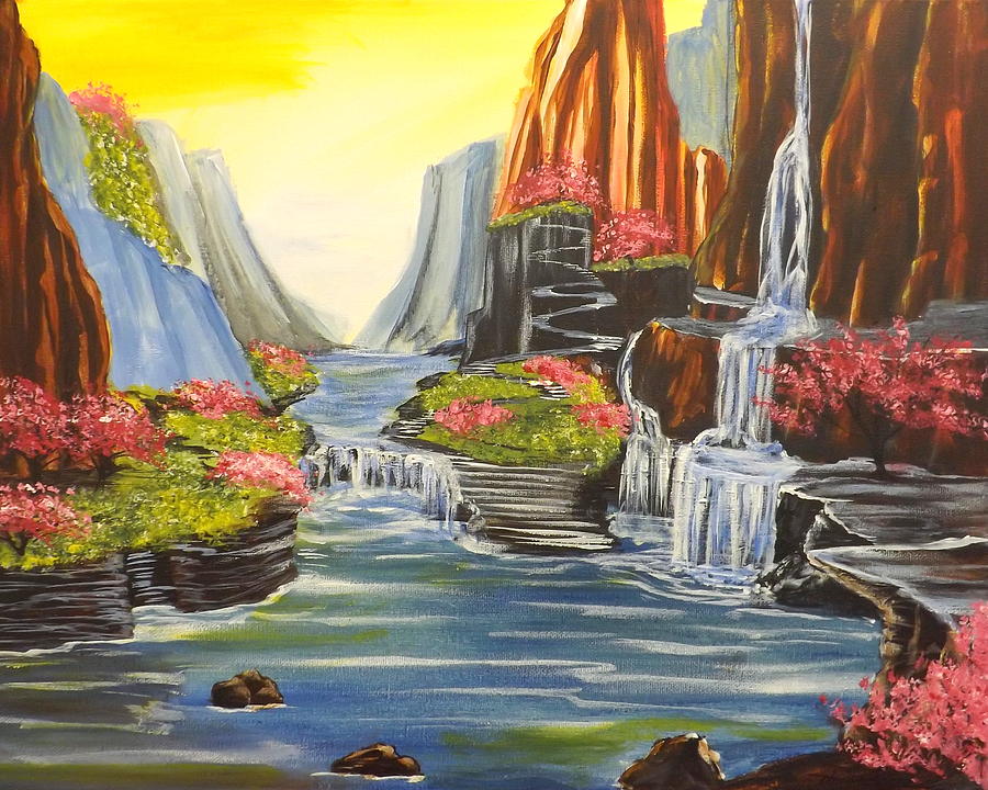 A River Runs Through It Painting