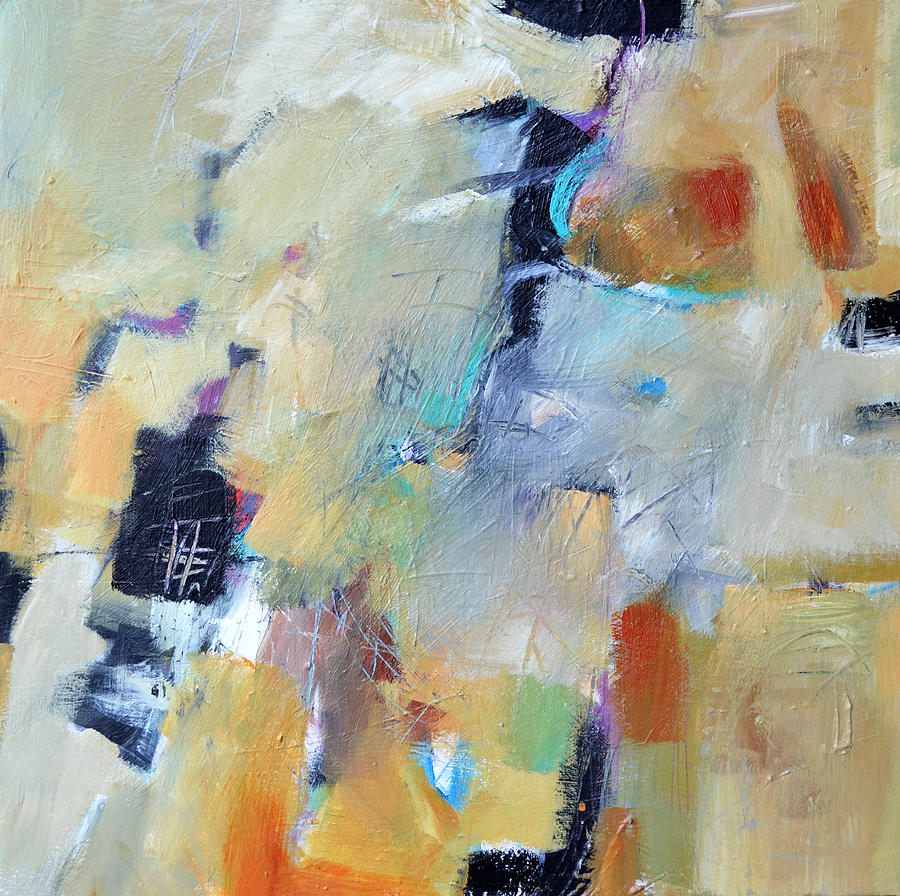 Abstract Painting - A River Runs Through It by Filomena Booth Abstract Painting - A River Runs Through It by Filomena Booth