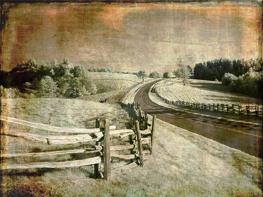 Vintage Photograph - A Road Well Traveled by Dan Carmichael