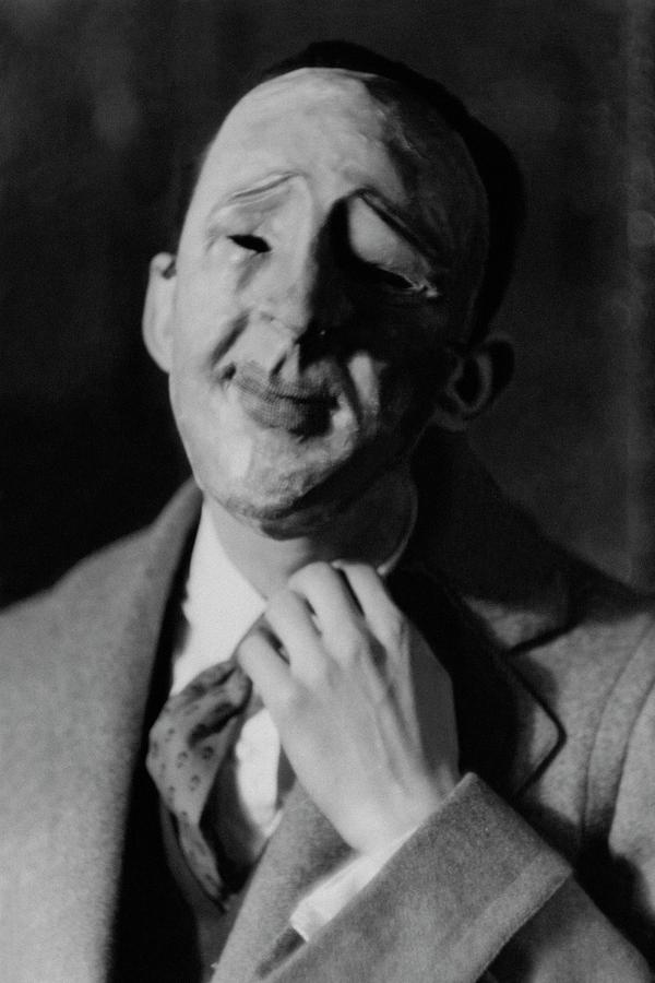 A Robert C. Benchley Mask Photograph by Francis Bruguiere