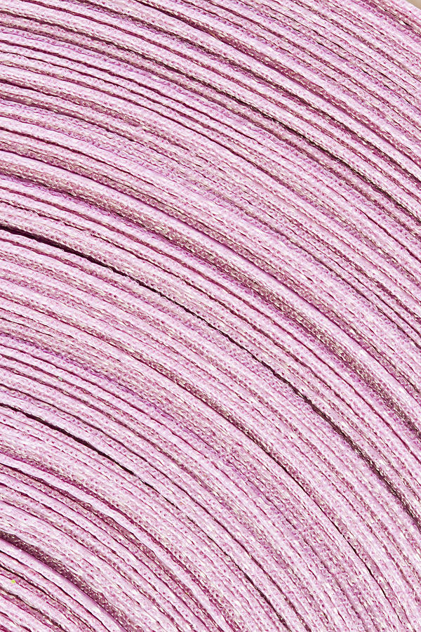 A Roll Of Pink Ribbon - Macro Photograph by Sandra Foster