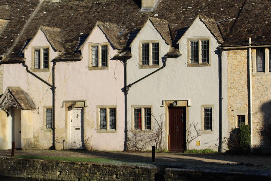 A Row of cottages Photograph by Denise Cicchella