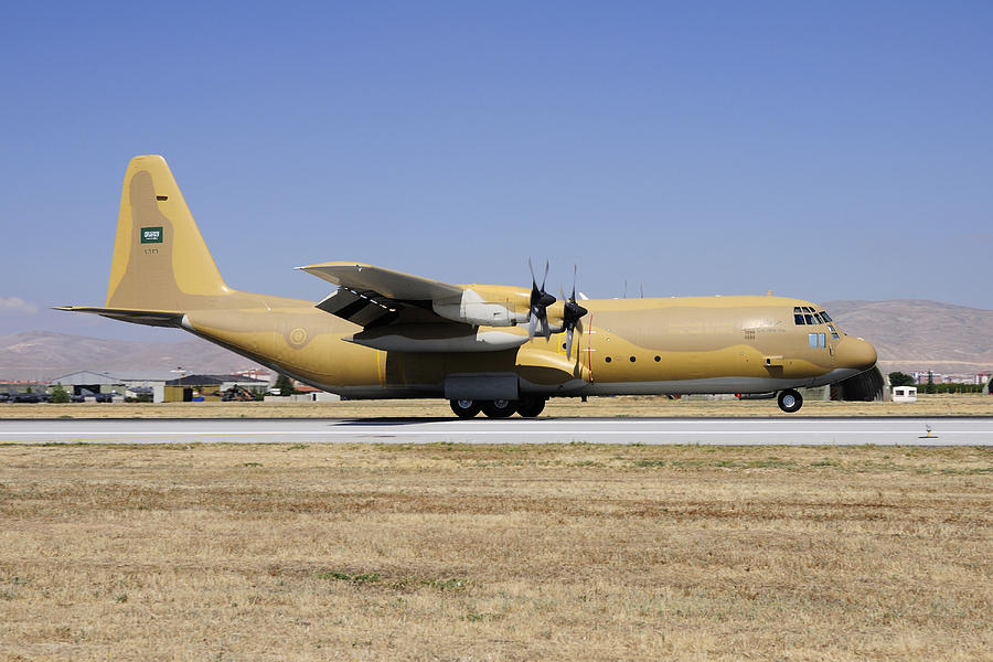 A Royal Saudi Air Force C-130h-30 Photograph by Daniele Faccioli - Pixels