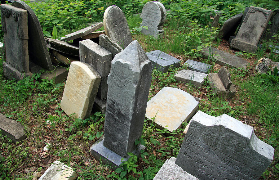 A Rubble Of Tombstones Photograph by Cora Wandel
