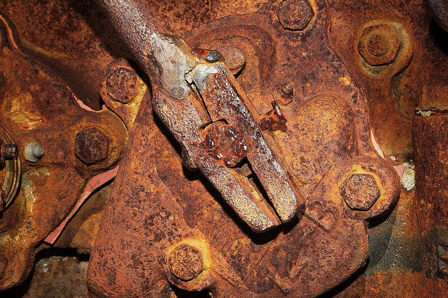 A Rusty Clamp Photograph by Phyllis Denton