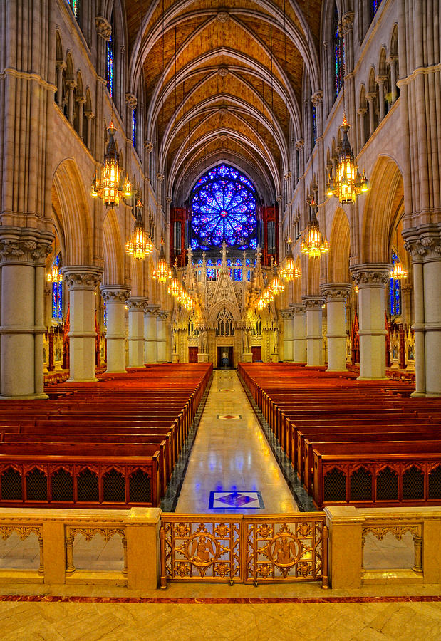 A Sacred Heart Cathedral View Photograph by Dave Mills