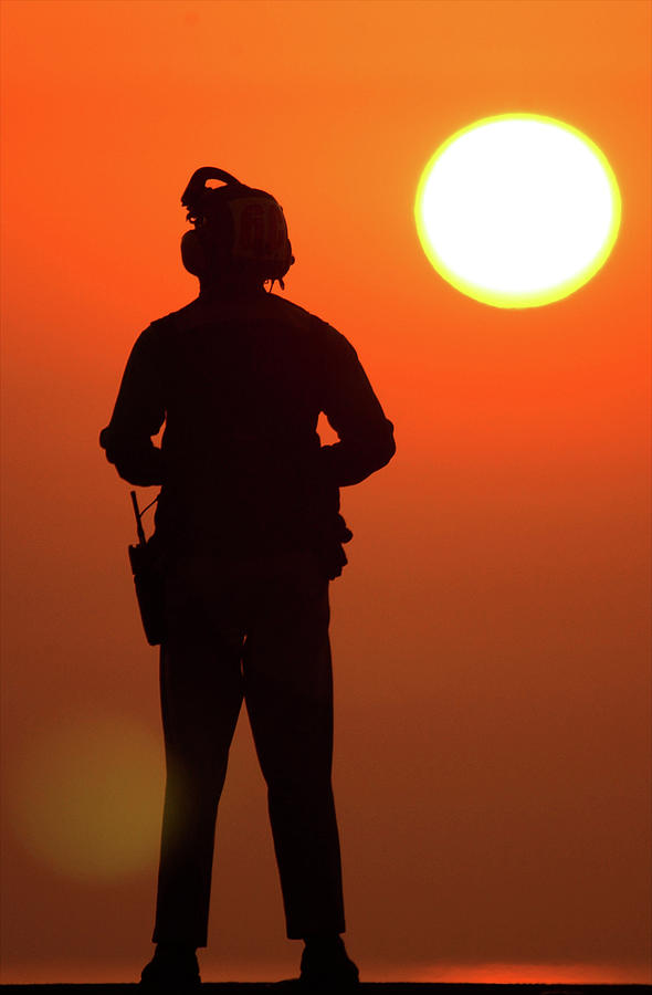 A Sailor And His Sunset Photograph by Aaron Ansarov A Sailor And His Sunset Photograph by Aaron Ansarov