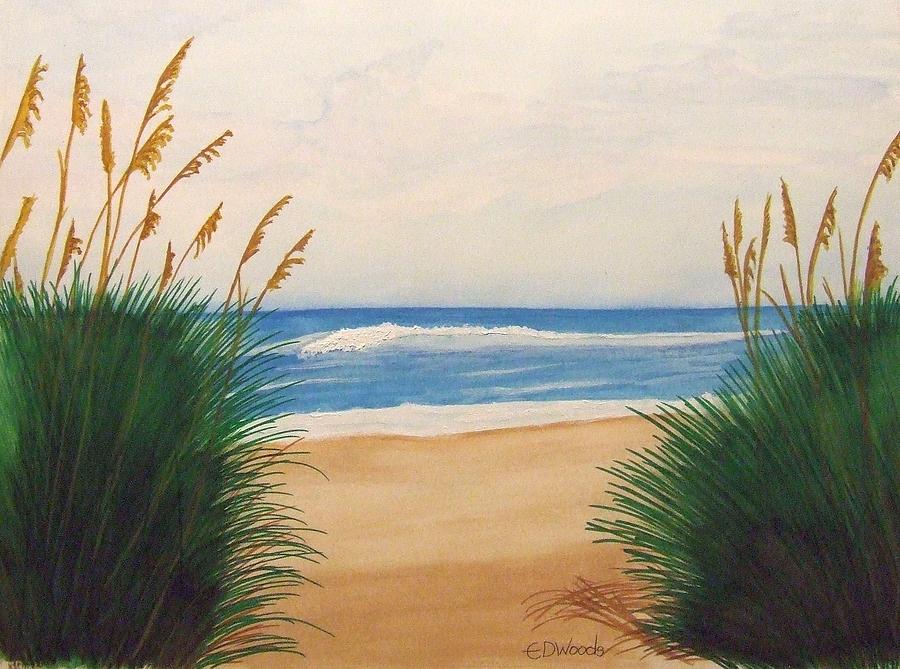 A Sandy Path Painting by Eddie Woods - Pixels