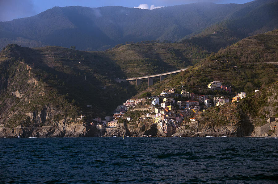 A Sea View of Riomaggiore Photograph by Matt Swinden