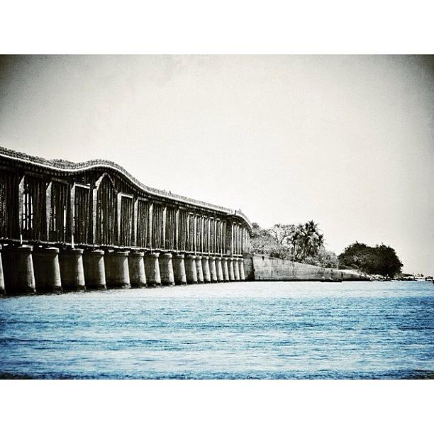 A Section Of The Old Overseas Highway Photograph by Becky Avery