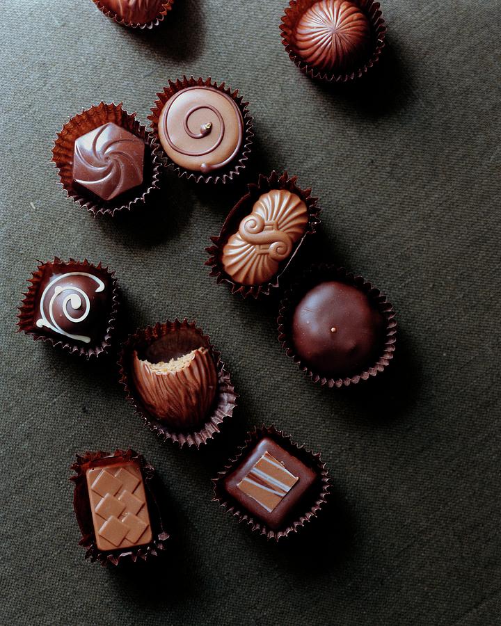 A Selection Of Chocolates Photograph by Romulo Yanes