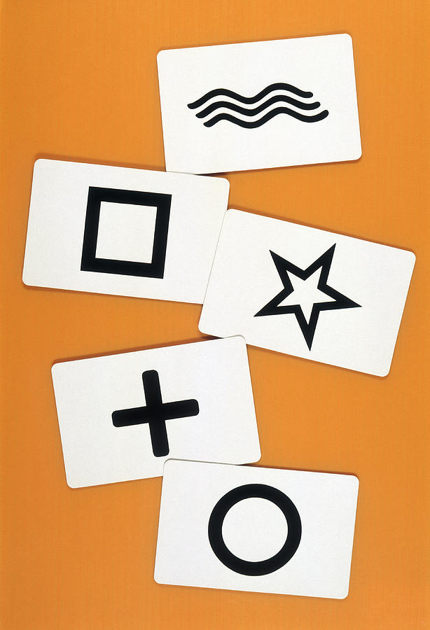 A Set Of Zener Cards Drawing by Mary Evans Picture Library