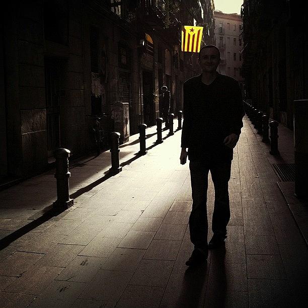 Barcelona Photograph - A Shadow Seeker. Dedicated To @thomas_k by Andres De Leon