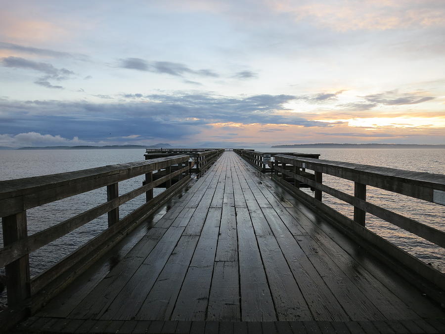 A short walk off a long pier Photograph by Shelley Lewis - Fine Art America