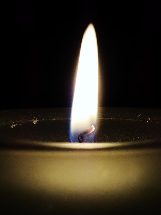 A Single Flame Photograph by Zinvolle Art