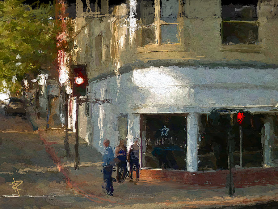 A SLO Afternoon Mixed Media by Russell Pierce