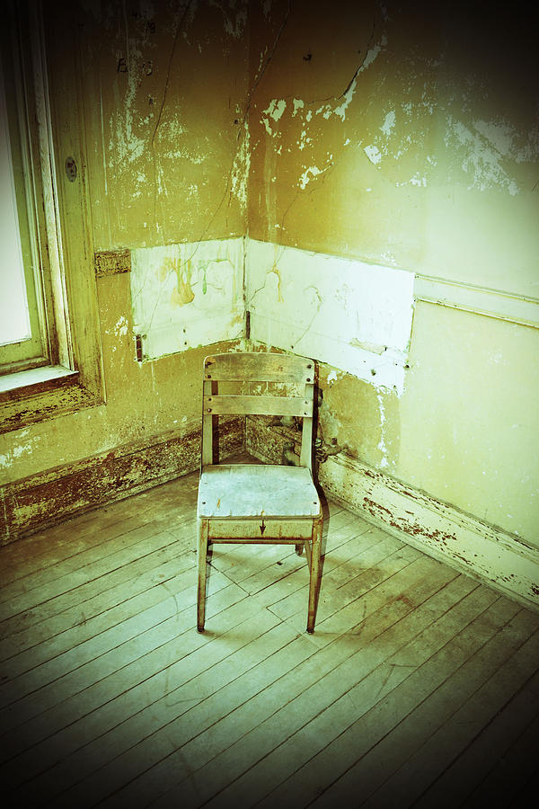 A Small Chair Photograph by Holly Blunkall