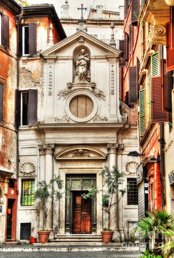 A Small Church In Rome Photograph by Mel Steinhauer