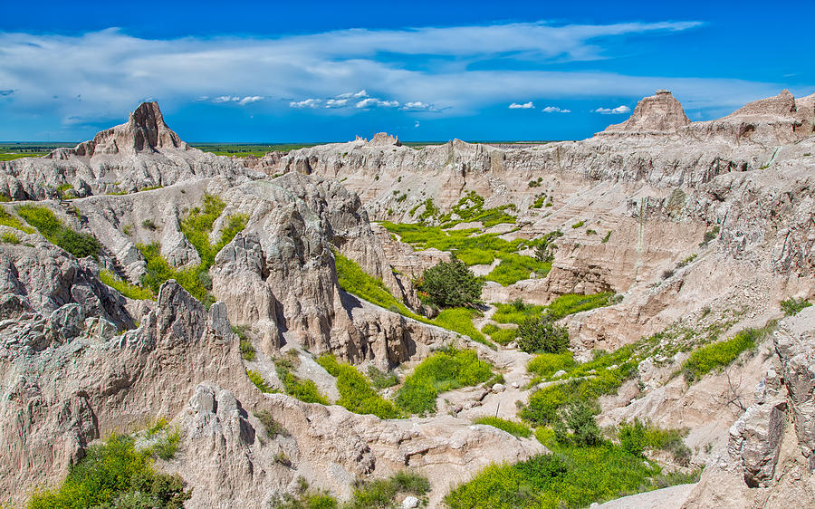 A Small Valley In The Badlands Photograph