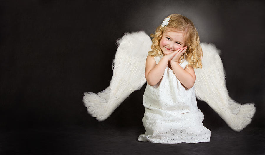 Magic Photograph - A smiling angel by Jennifer Huls