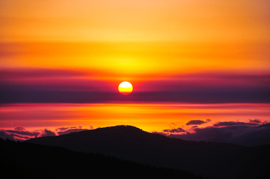 A Smoky Sunrise Photograph by Matt Swinden