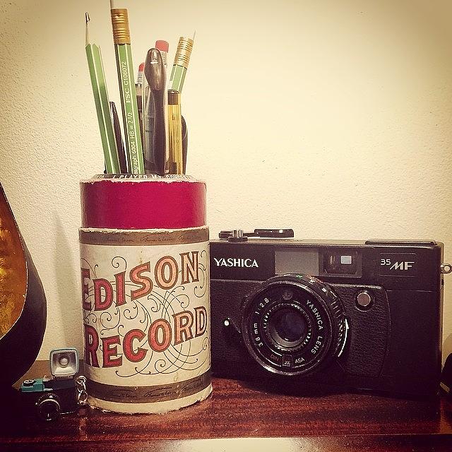 Edison Photograph - A Sort Of Still Life #yashica #edison by Sean Perry