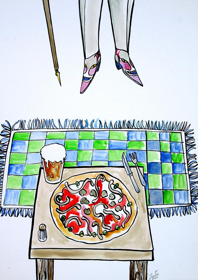 Beer Painting - A Special Supper by Fabrizio Cassetta