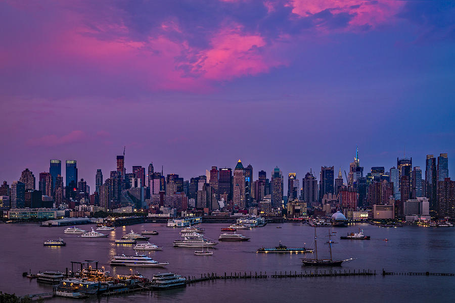A Spectacular New York City evening Photograph by Susan Candelario