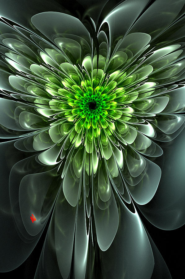 A Splash of Green Digital Art by Adam Vance