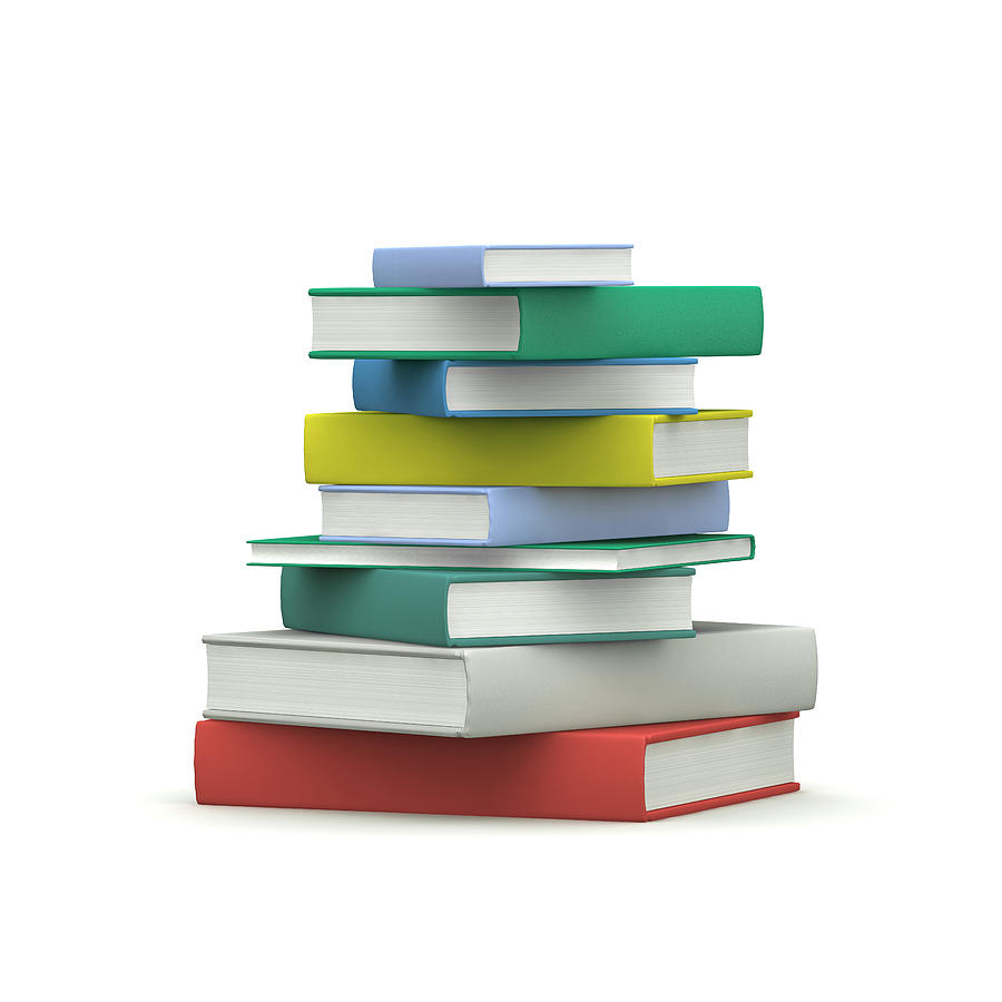 A Stack of Hardcover Books Photograph by Artpartner-images