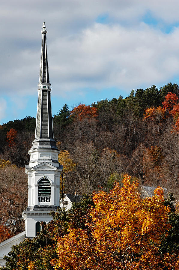 A Vermont Church Photograph by Darin Volpe