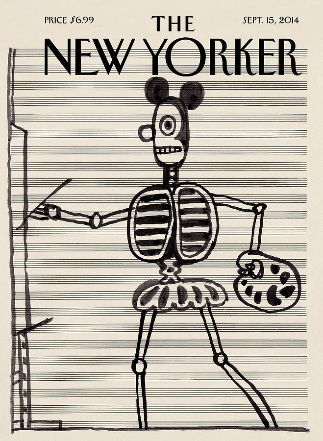 Untitled, Circa 1967 Painting by Saul Steinberg