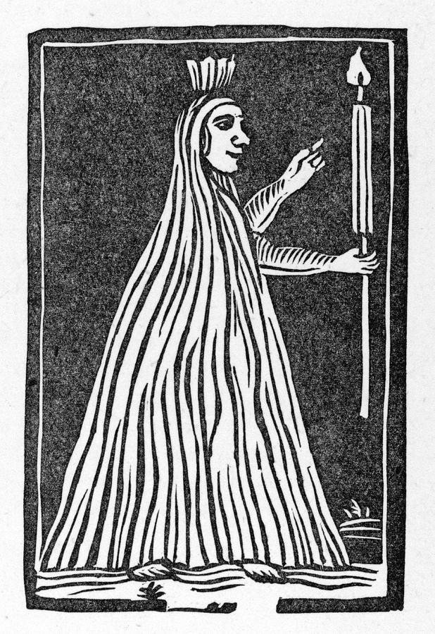 A Stereotype Ghost This Woodcut Drawing by Mary Evans Picture Library ...