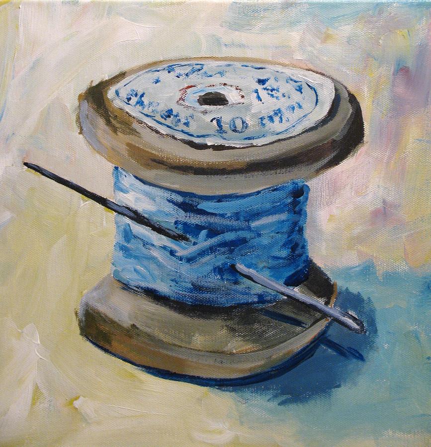 A Stitch in Time Painting by Susan Elizabeth Jones