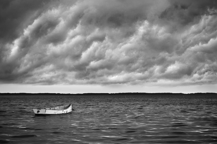 A Storm Approaches Harkers Island Photograph by Bob Decker