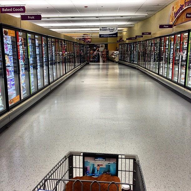 A Strangely Clear Shopping Isle In The Photograph by Jim Spencer