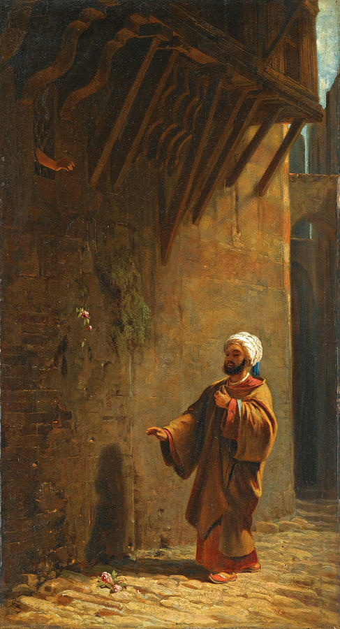 A Street in Cairo Painting by Carl Spitzweg