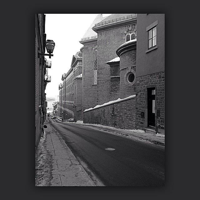 A Street In Old Quebec Photograph by Mike Maginot