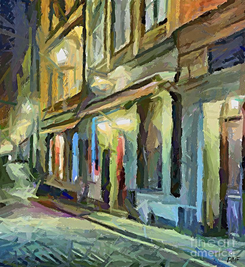 A Street With The Local Inn Painting by Dragica  Micki Fortuna