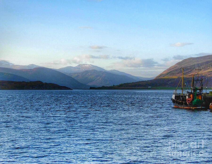 A Sunny Day at Ullapool Photograph by Joan-Violet Stretch