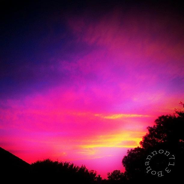 A Super Edit Of This Evenings Sky! Photograph by Percy Bohannon