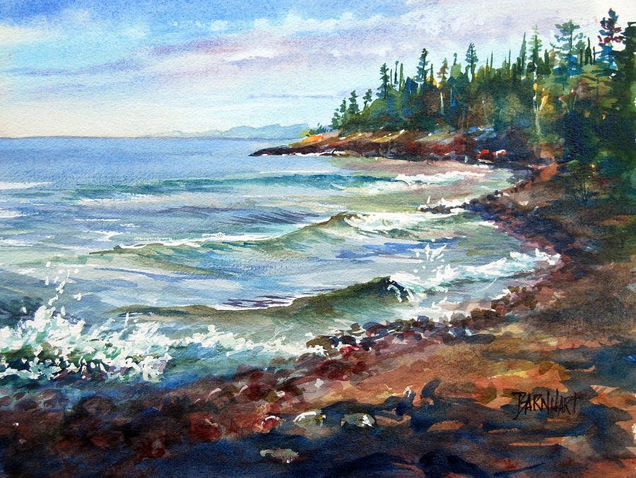 Landscape Painting - A Superior Morning by Duane Barnhart