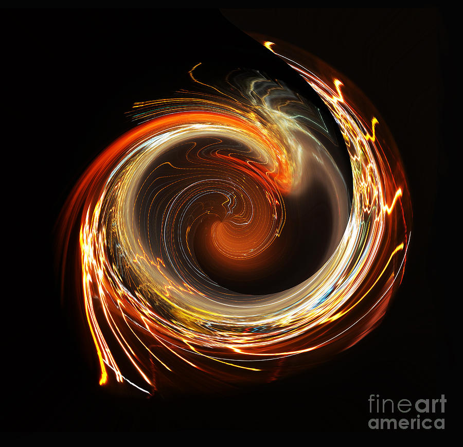 A Swirl of Light Photograph by Jim Fitzpatrick